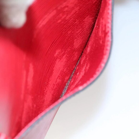 LOUIS VUITTON Epi Solferino Shoulder Bag Red - Picture 14 of 16